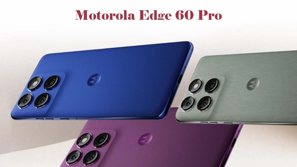 Motorola Edge 60 Pro Pantone Shadow, Dazzling Blue , Sparkling Grape